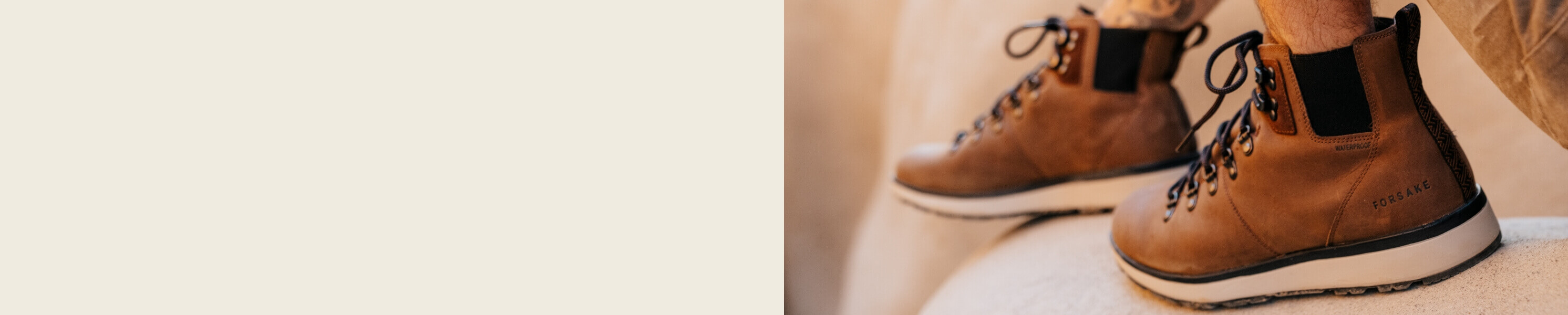 Image features the Men's Davos High in toffee.