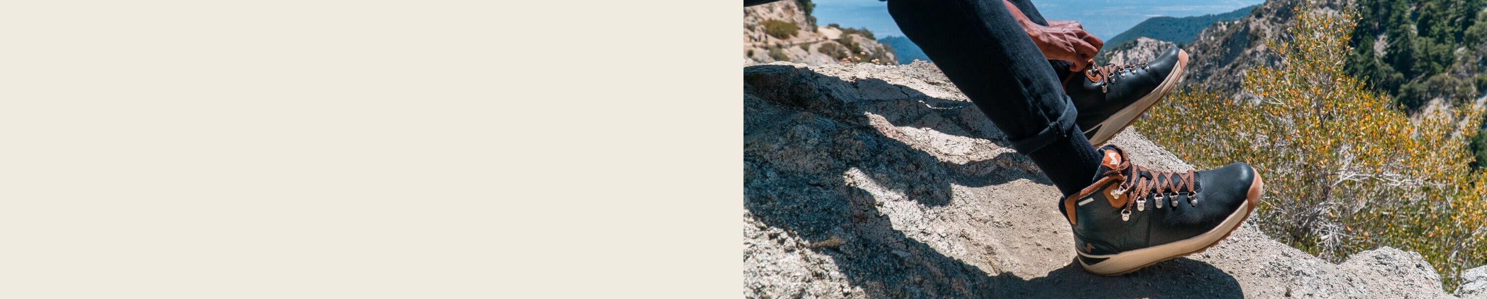 Image features the Men's Halden in black.