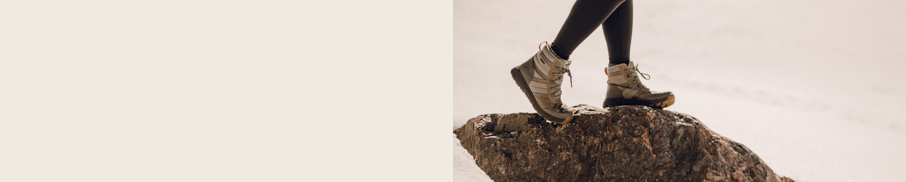 Image features the Women's Rosie Winter in taupe.
