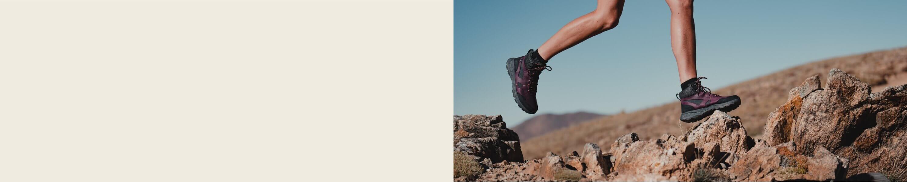 Image features the Women's Wild Sky High in plum.