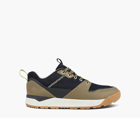 Banks Low Men's Water Resistant Hiking Sneaker in Black/Green for $84.90