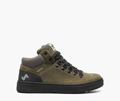 Lucie Mid Women's Waterproof Outdoor Sneaker Boot in Black/Olive for $175.00