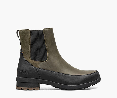 Sofia Chelsea Women's Waterproof Outdoor Boot in Black/Olive for $180.00