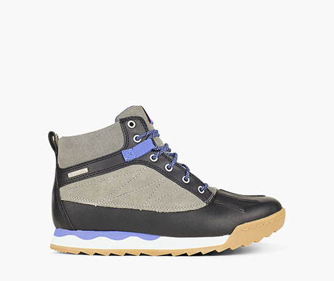 Duck Mid Women's Waterproof Outdoor Sneaker Boot in Black Multi for $114.90