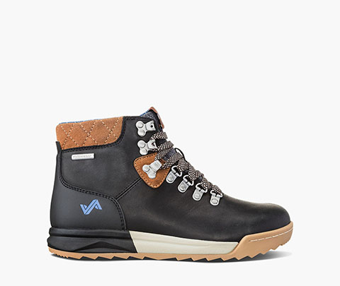 Patch Mid Women's Waterproof Hiking Sneaker Boot in Black/Tan for $119.90