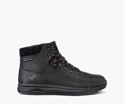 Patch Mid Women's Waterproof Hiking Sneaker Boot in Black for $140.90