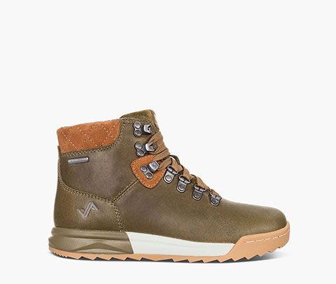 Patch Mid Women's Waterproof Hiking Sneaker Boot in Olive for $119.90