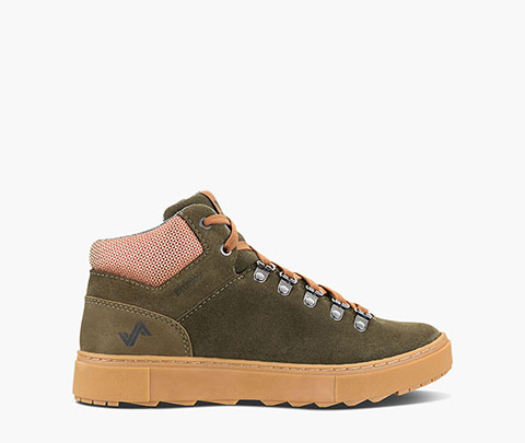 Lucie Mid Women's Waterproof Outdoor Sneaker Boot in Olive for $110.90